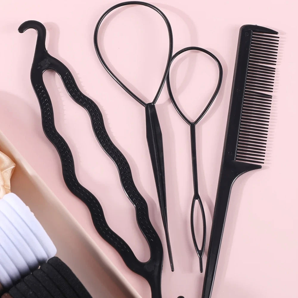 Versatile Seamless Hair Tie Set