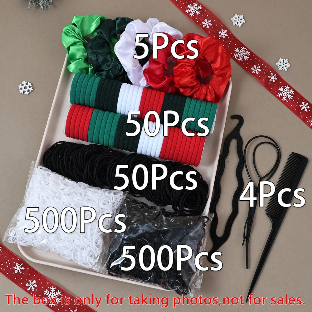 Versatile Seamless Hair Tie Set