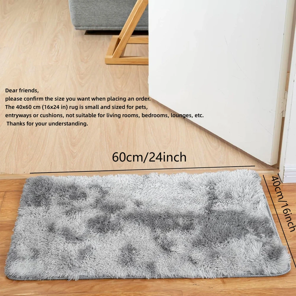 Tie-Dye Plush Area Rug