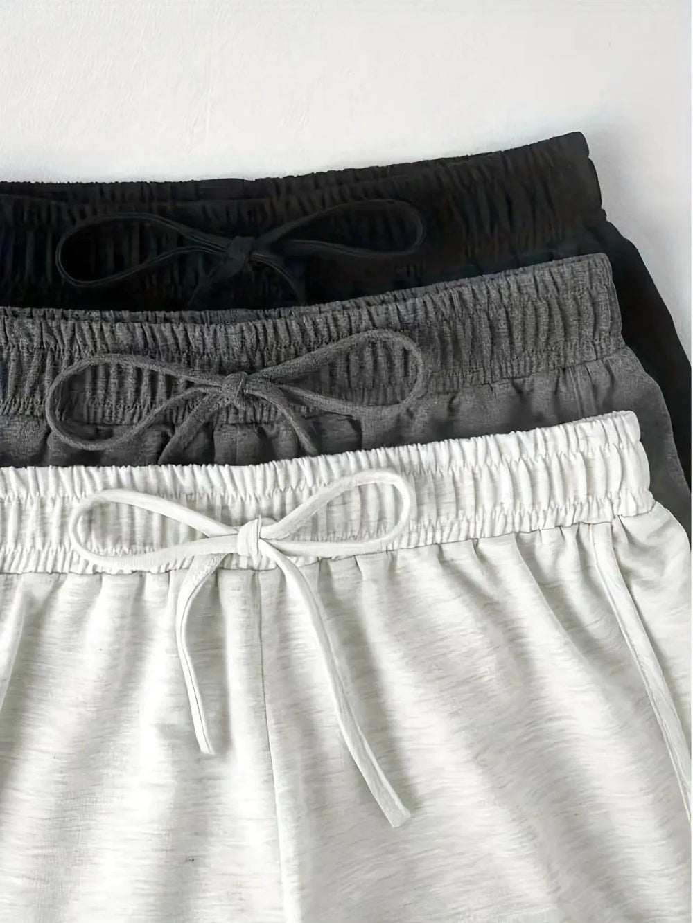 Stretchy Drawstring Lounging Shorts