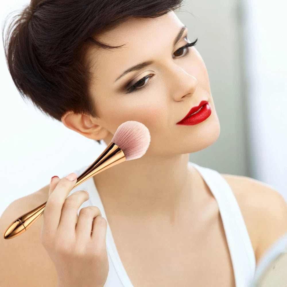Boao Rose Gold Powder Brush Set