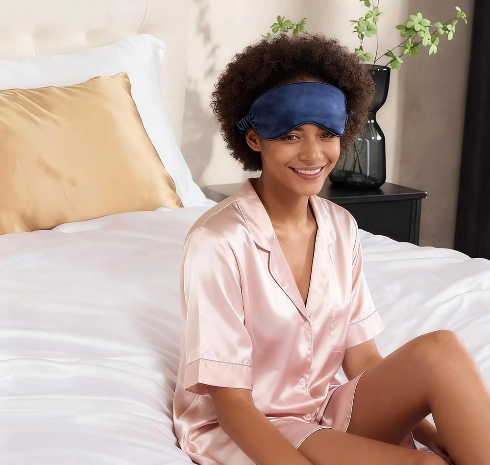 Silky Satin Sleep Mask Set