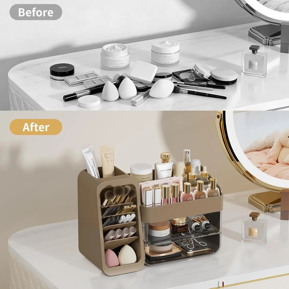 Adjustable Cosmetic Vanity Organizer