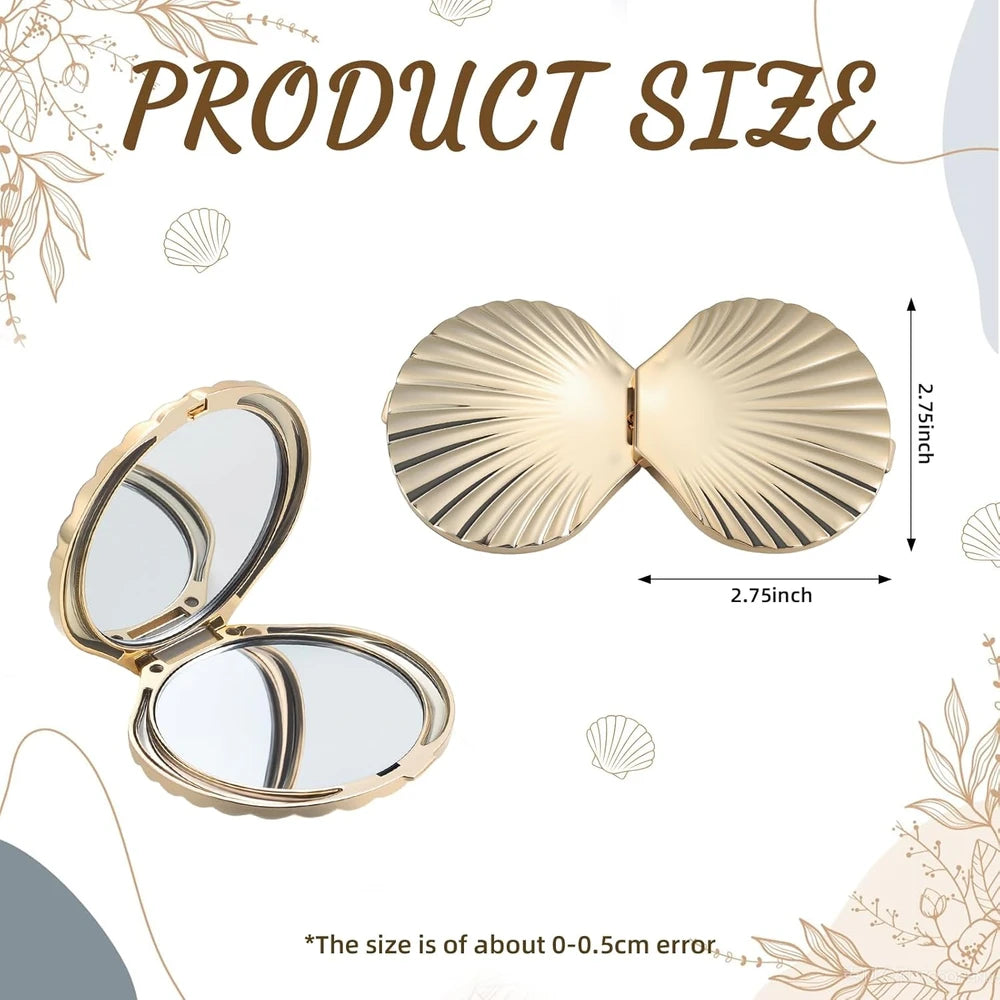 Novabright Seashell Compact Mirror