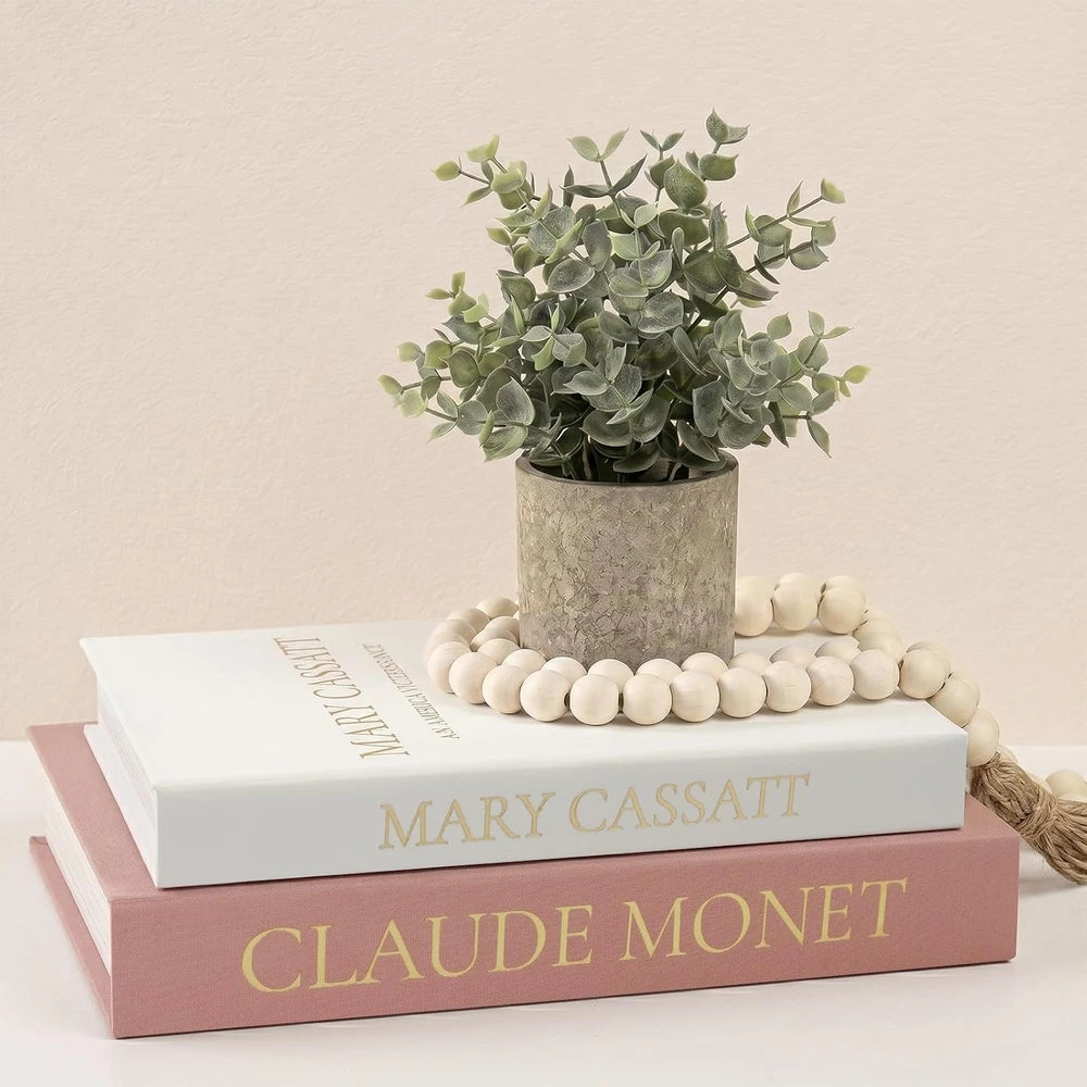 Linen Decorative Storage Books