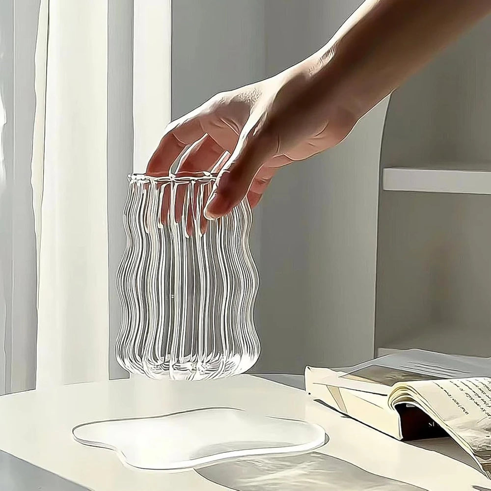 Ribbed Glassware Set