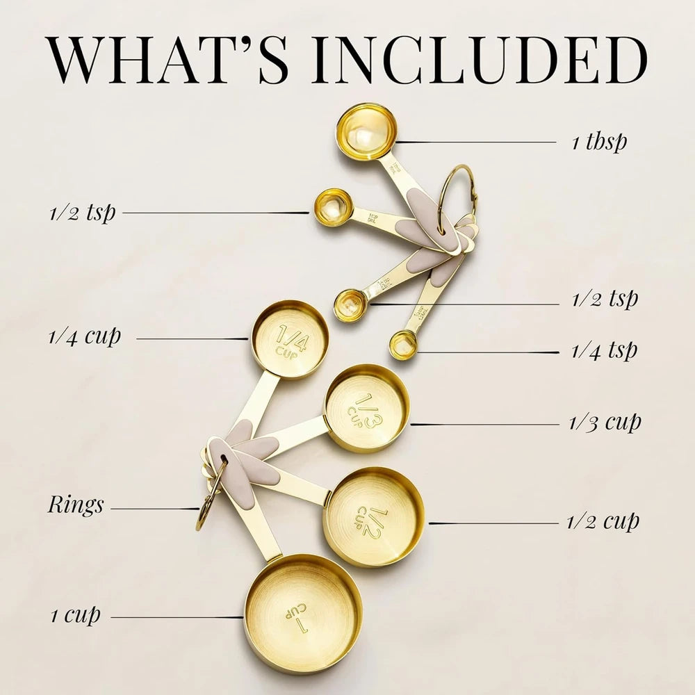 Gold Silicone Measuring Set