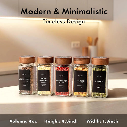 Edelhaus Square Spice Jars
