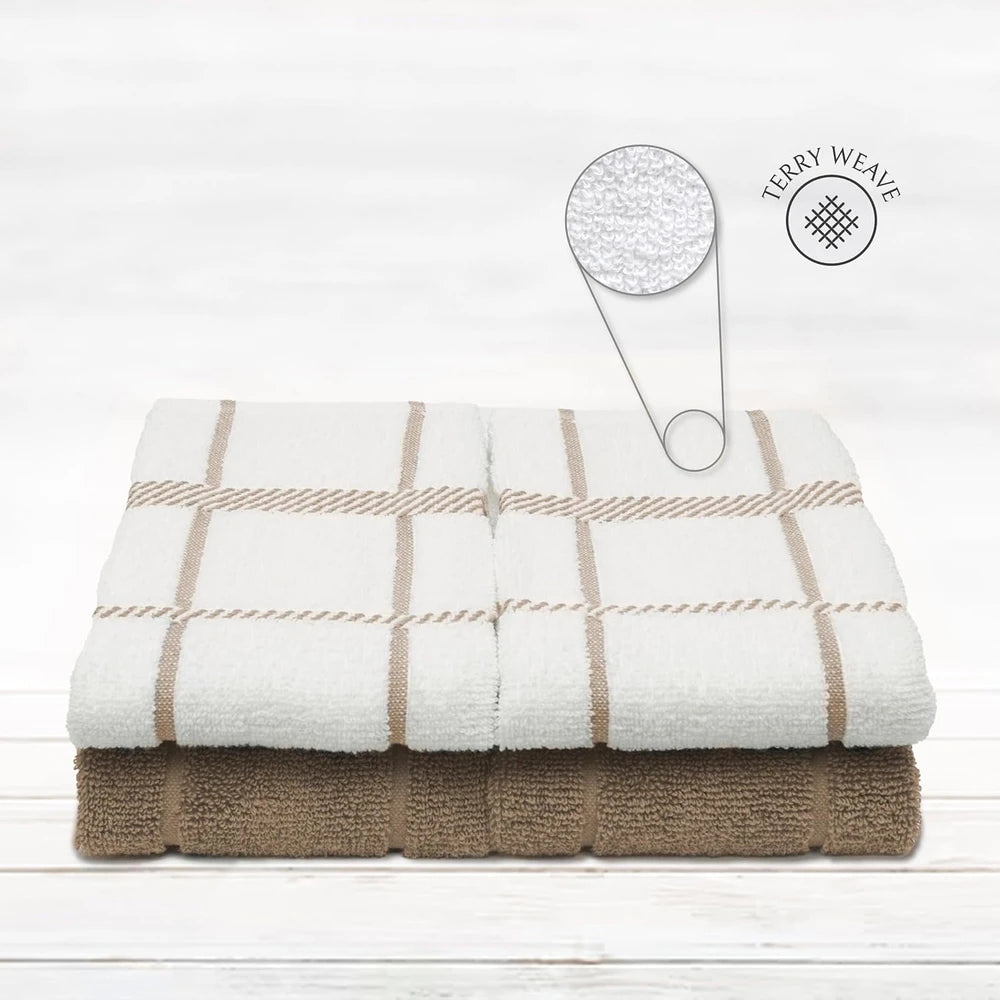 Mellow Buff Cotton Dish Towels