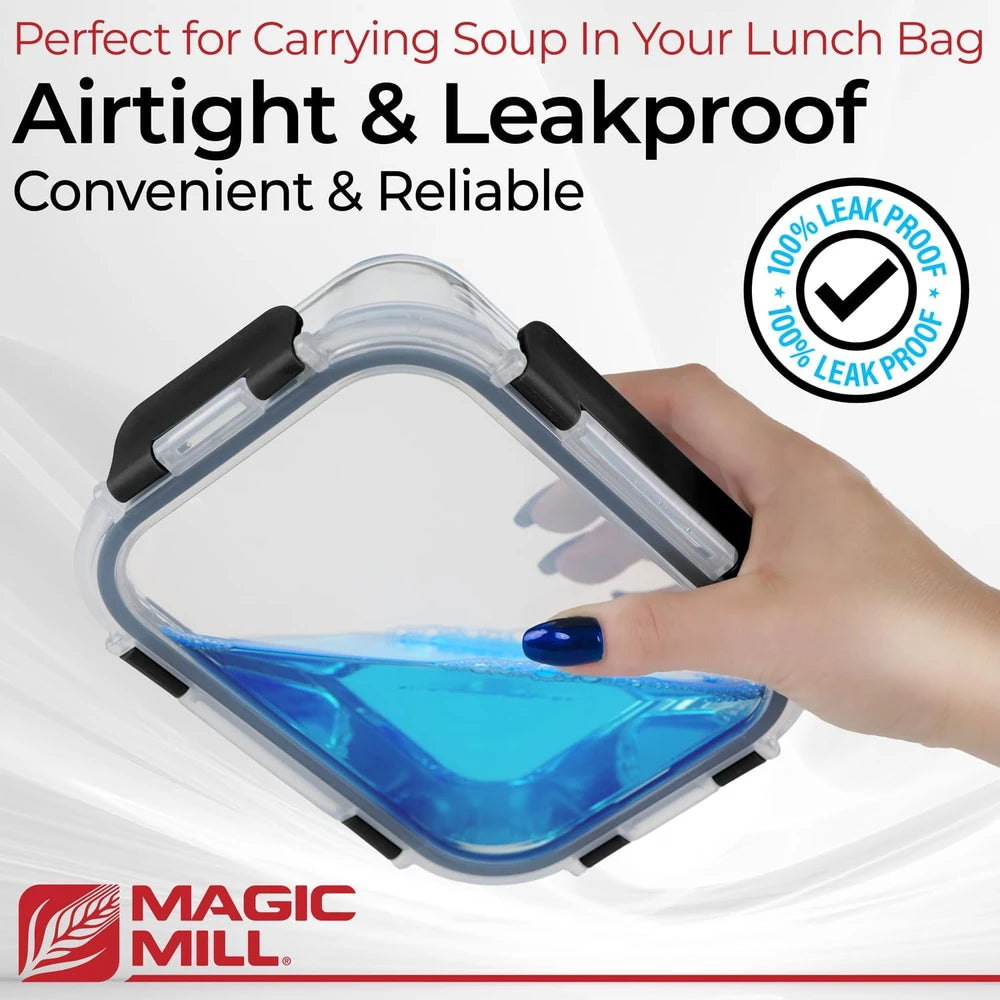 Magic Mill Borosilicate Glass Food Storage Set