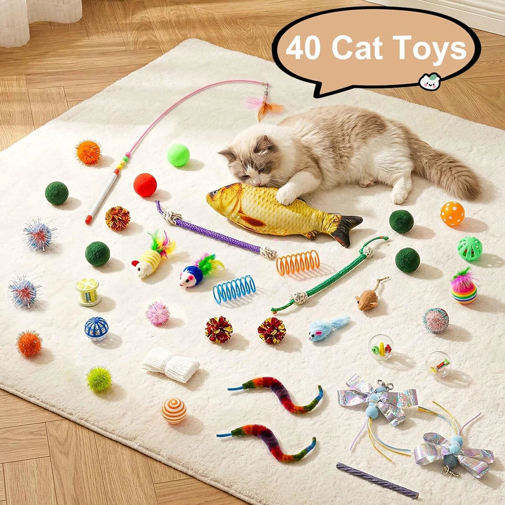 Interactive Collapsible Cat Tunnel Bed