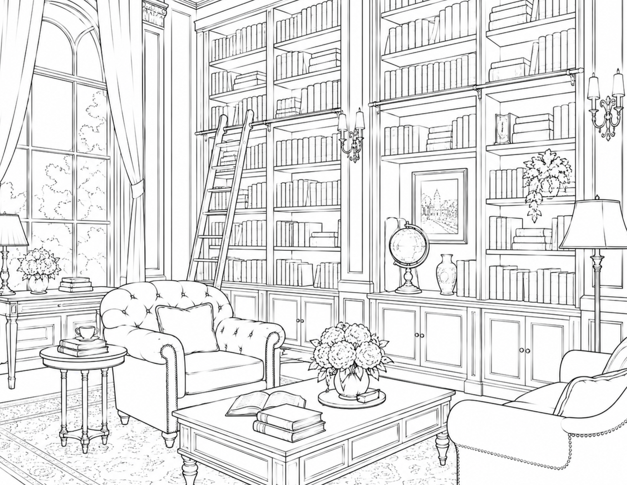 Luxe Coloring Page