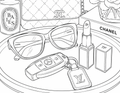 Luxe Coloring Page