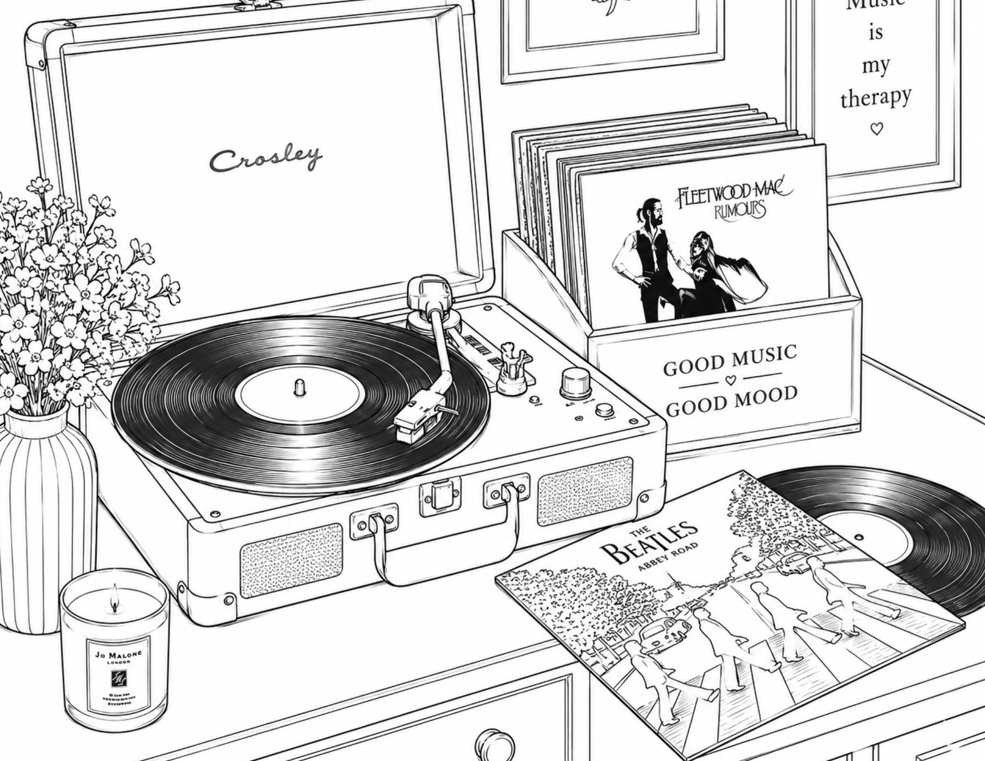 Luxe Coloring Page