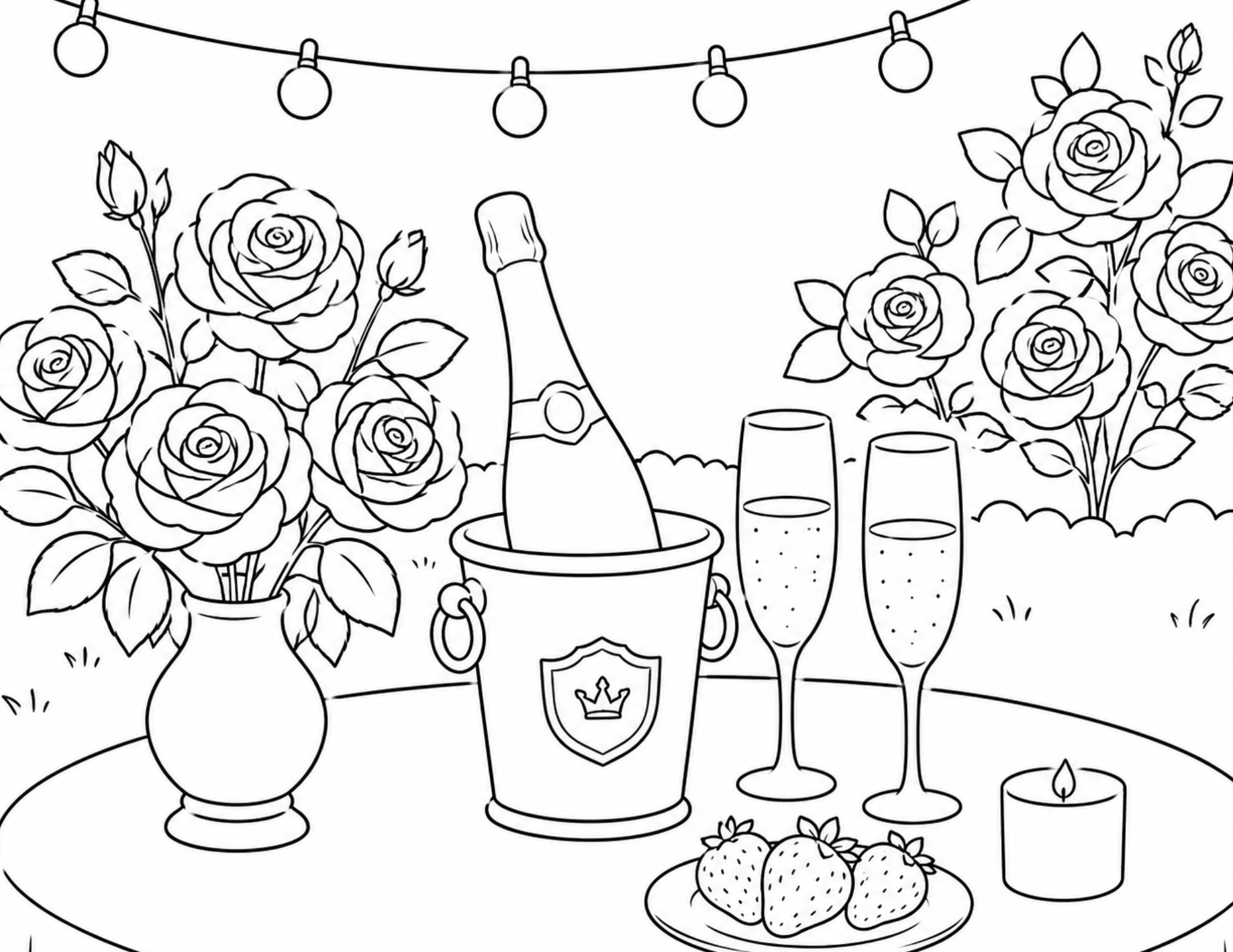 Luxe Coloring Page
