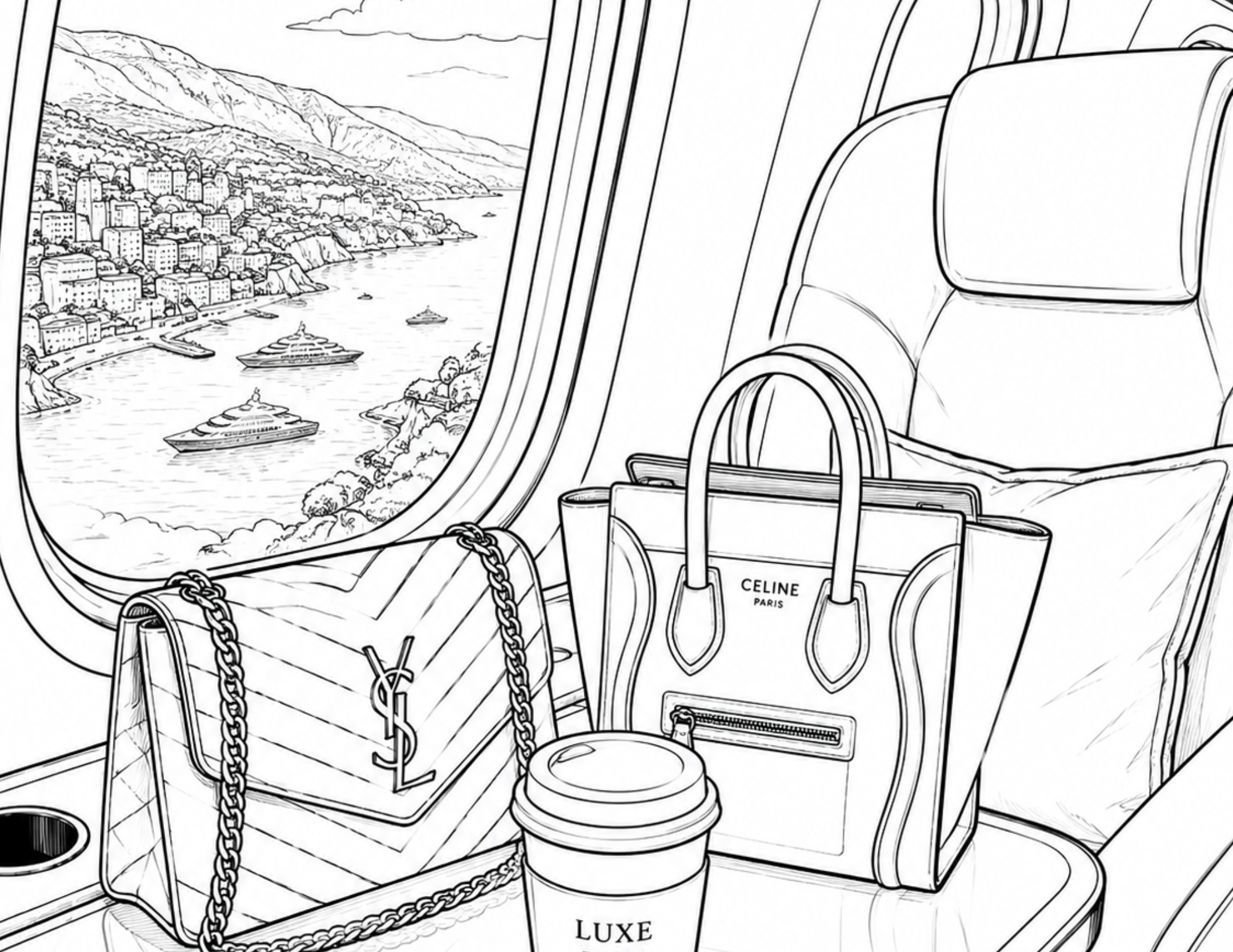Luxe Coloring Page