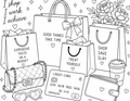 Luxe Coloring Page