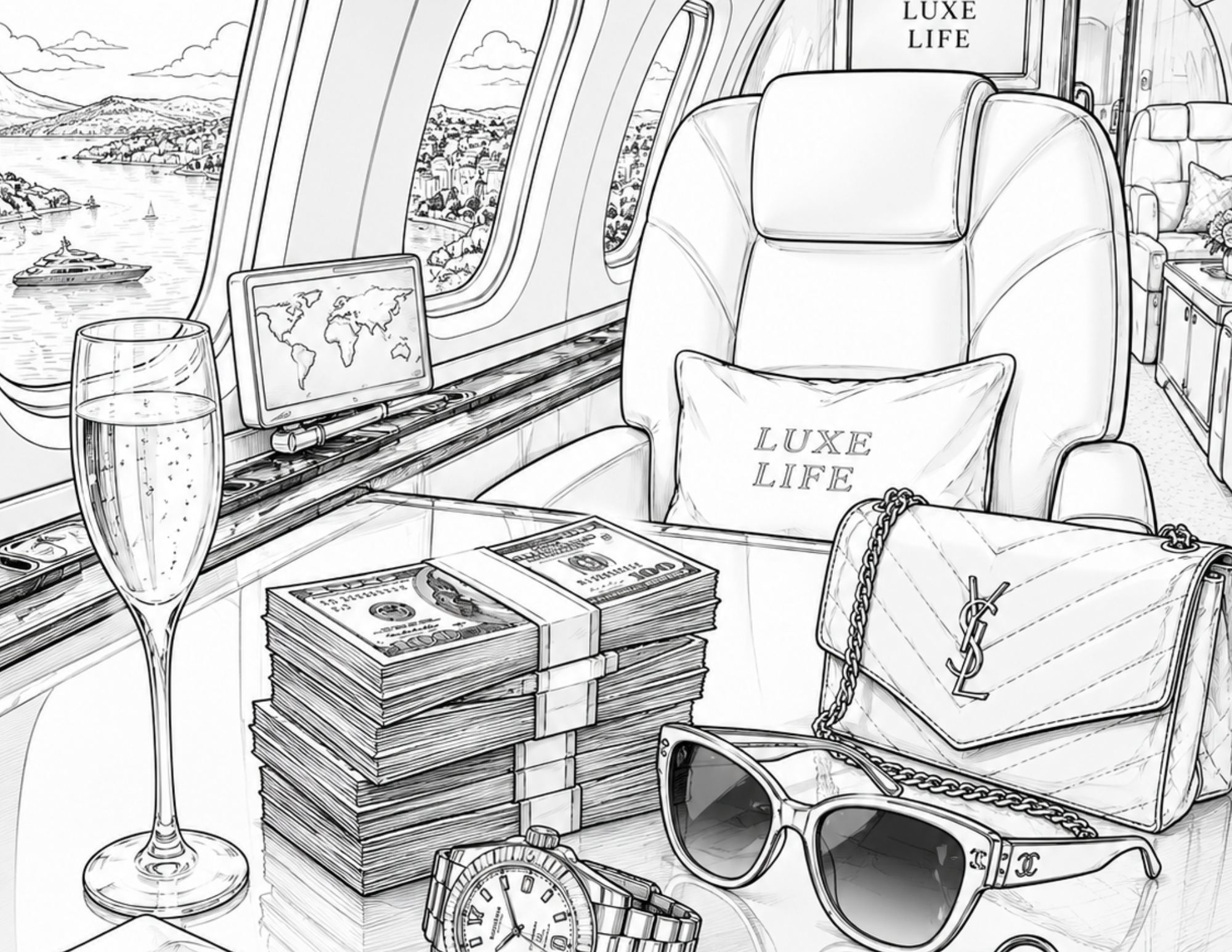 Luxe Coloring Pages