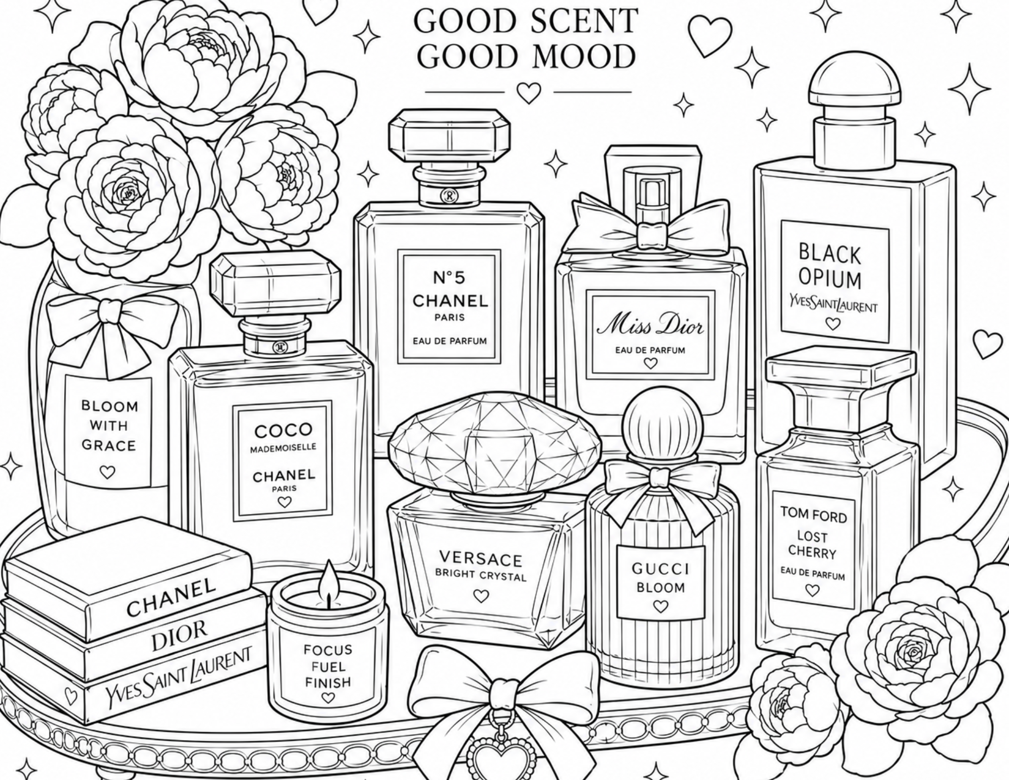 Luxe Coloring Page