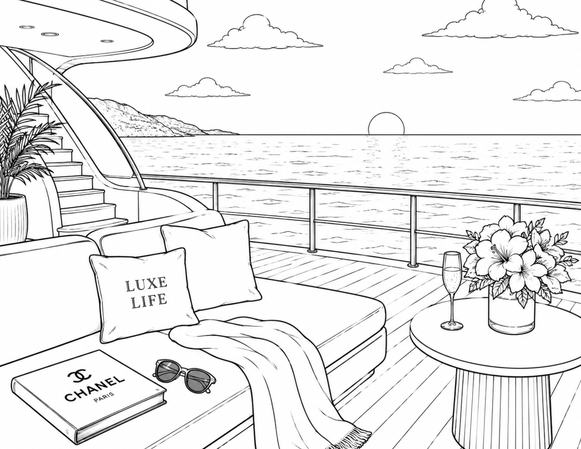 Luxe Coloring Page
