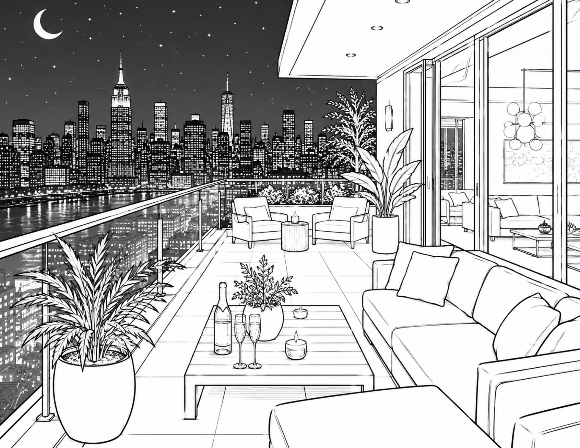 Luxe Coloring Page