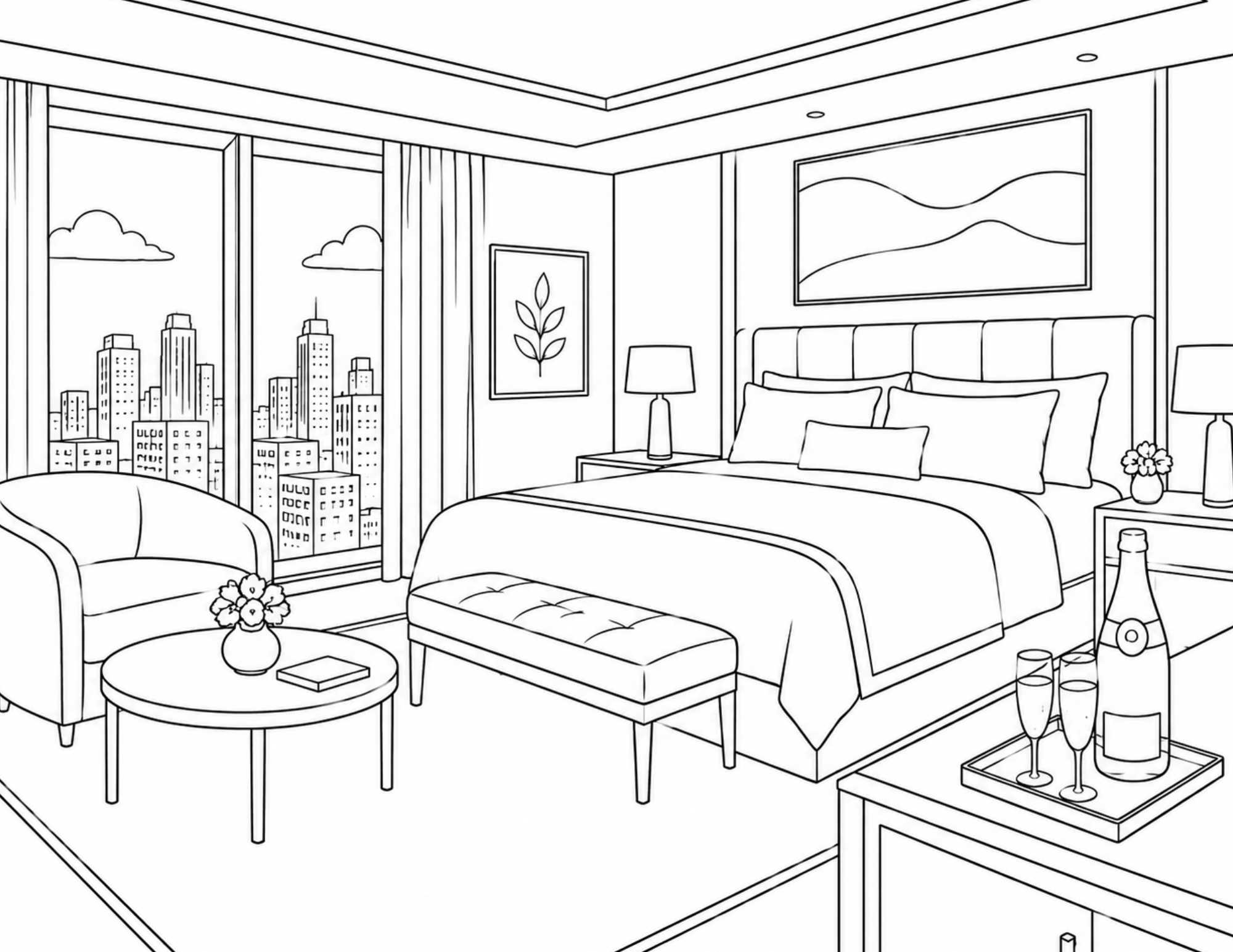 Luxe Coloring Page