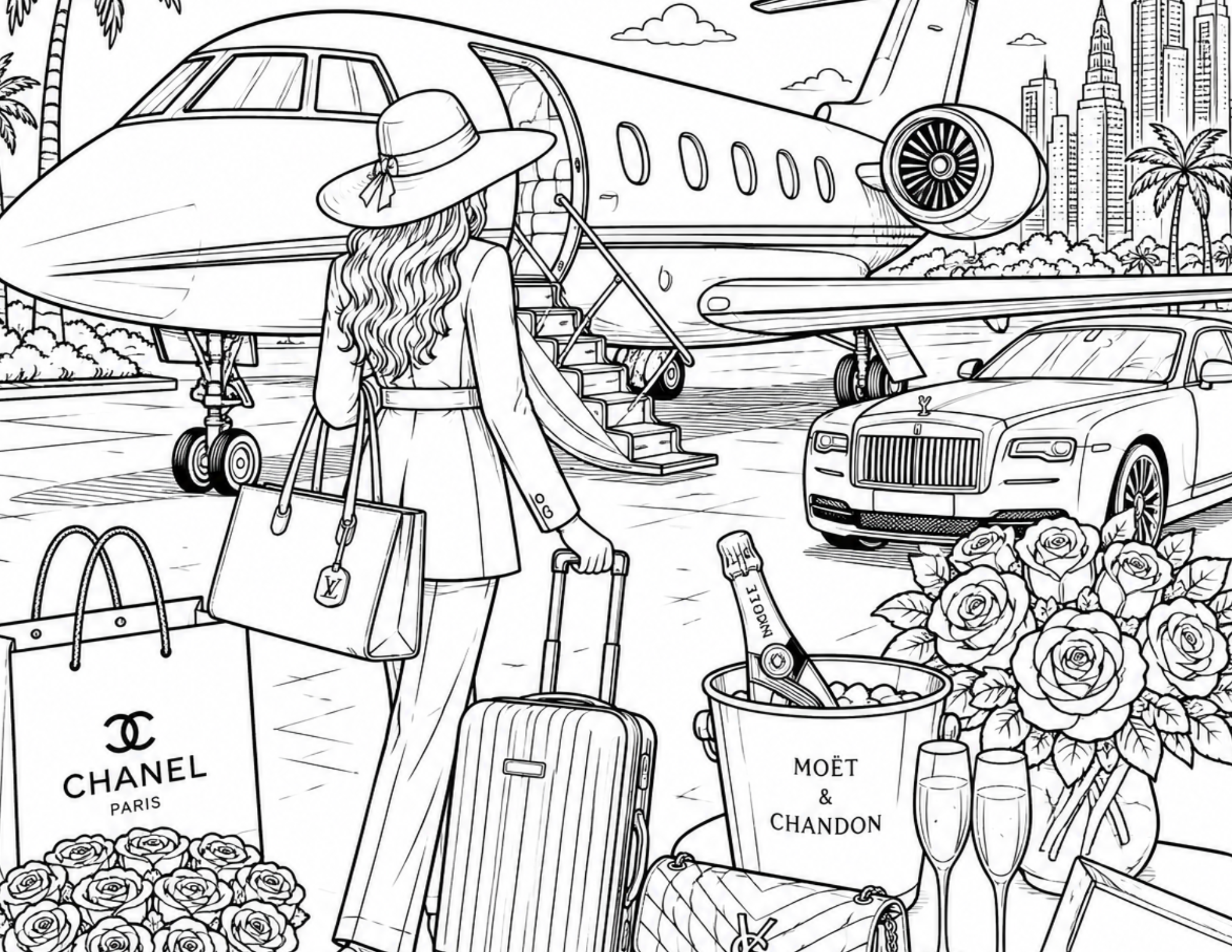Luxe Coloring Page